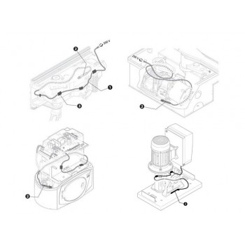 Кабель нагревательный со встроенным термостатом универсальный серии приводов FERNI, FAST